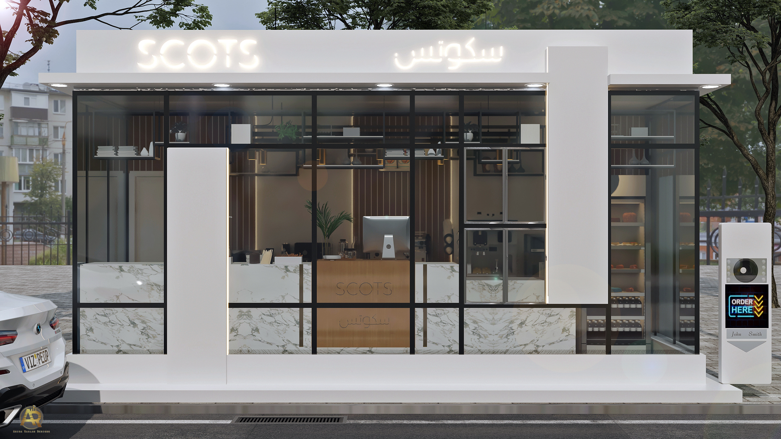 苏格兰得来速咖啡馆丨Saudi Arabia丨Amira Raslan-5