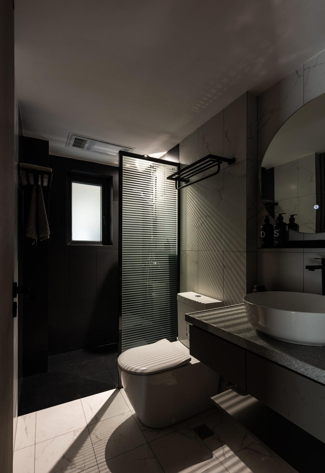 60㎡极简牛油果绿之家-19