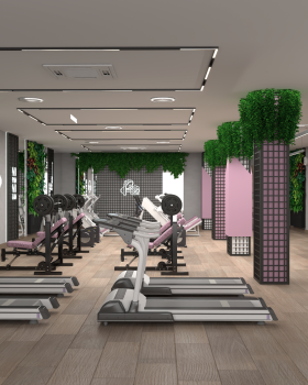 Women's Gym With "ECOTECHNOLOGY SYSTEM"
