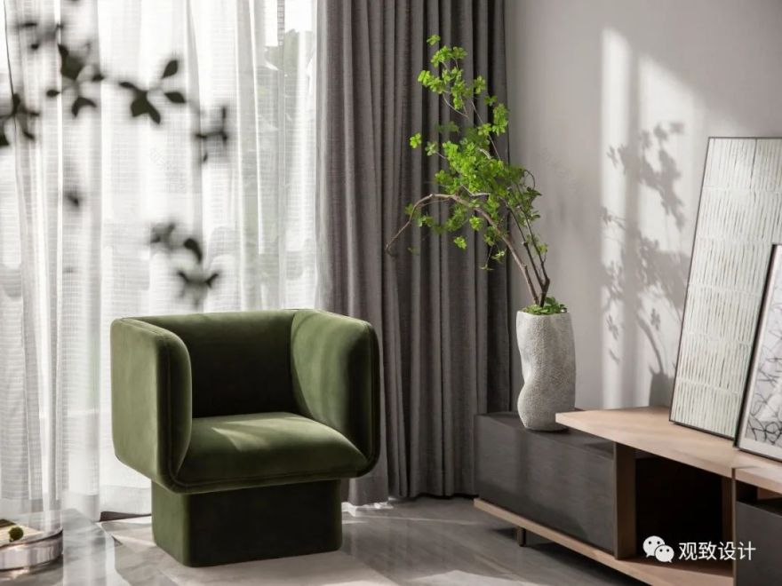 观致设计 | 中山映月台样板间:山水雅韵,淡墨写意-82