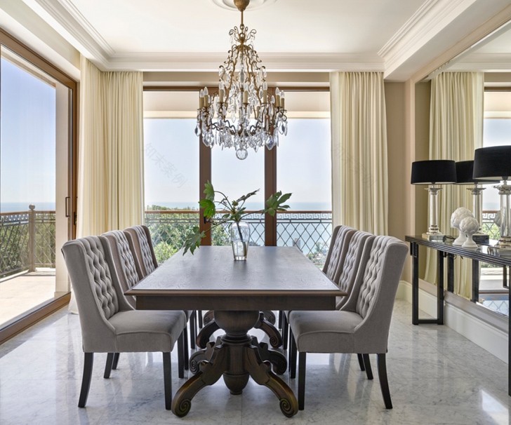 俄罗斯索契 400 平米豪华别墅 | 设计师 Katerina Lashmanova 的欧式风情杰作-14