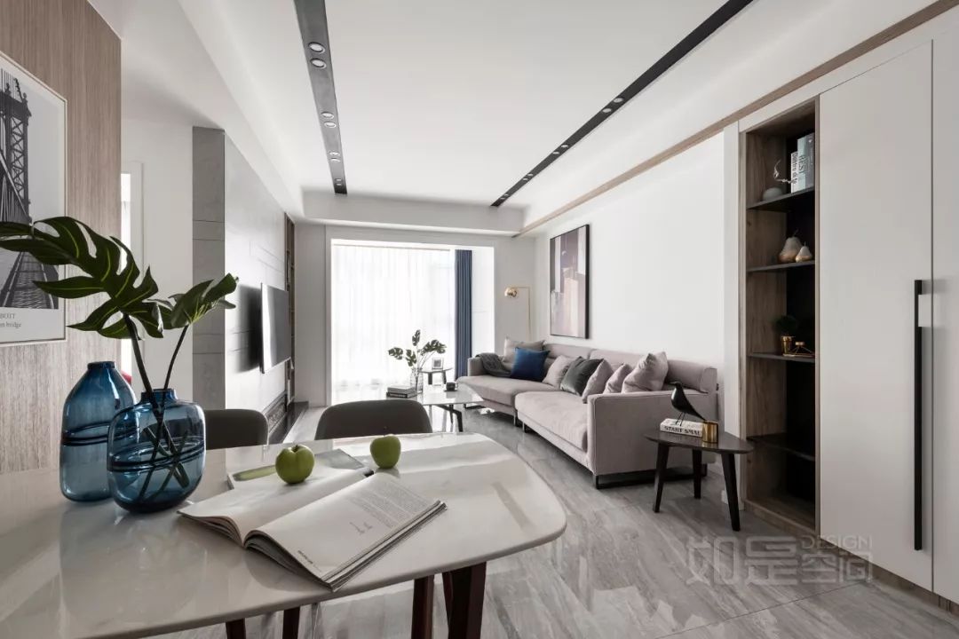 80 平现代简约小户型,定制设计实现空间最大化-28