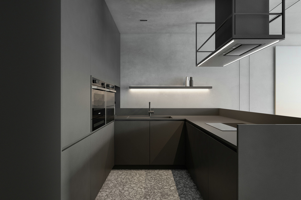 高级黑色系公寓设计-6