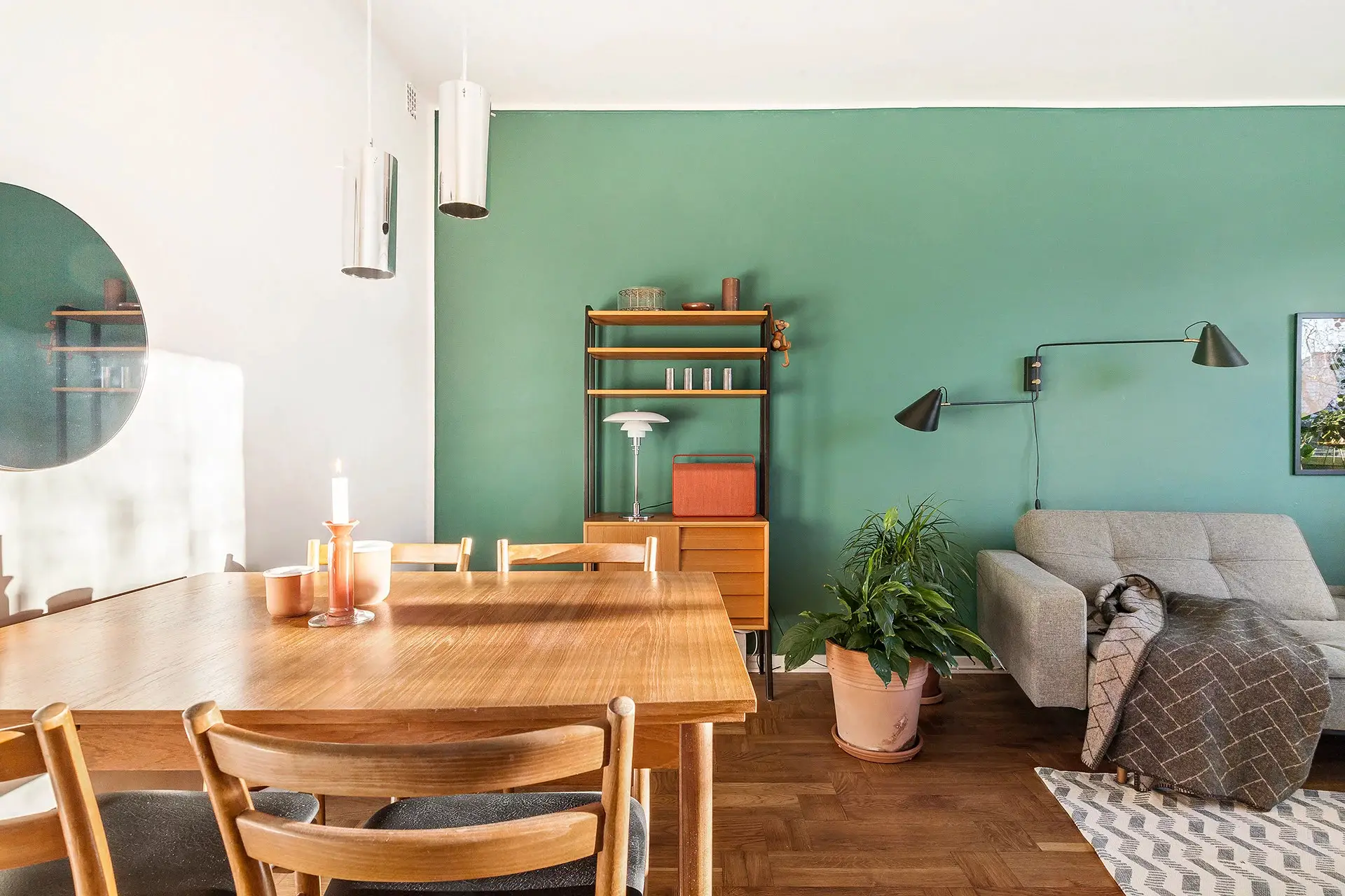 瑞典 62 平米多彩公寓 | 色彩平衡的典范-5