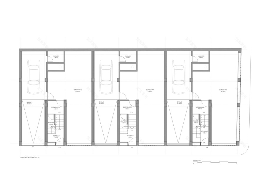 三宅共构的理性空间·西班牙 Granada 市住宅设计-36