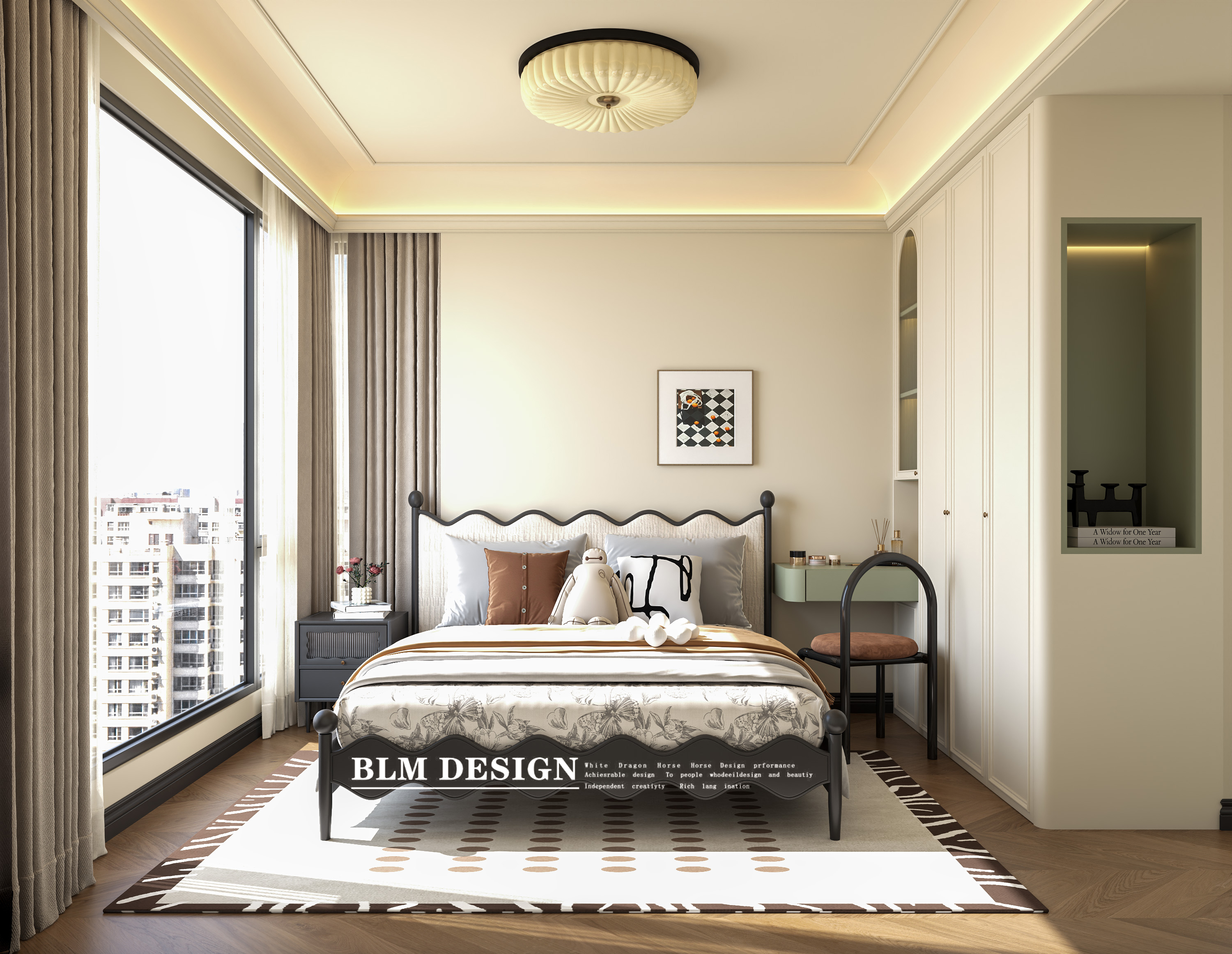 法式中式丨白龙马效果图-3