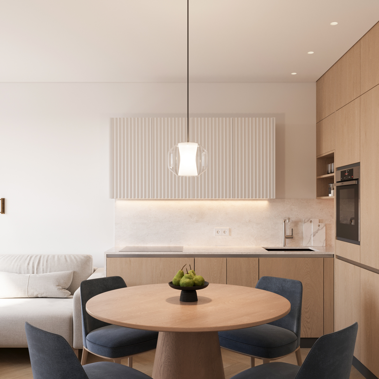 42㎡公寓室内设计项目丨Natalia Proskura,Alex Polay-1