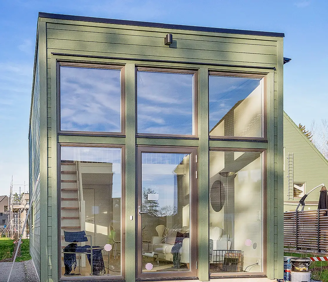 瑞典 25m²全白迷你屋，极致简约之美-13