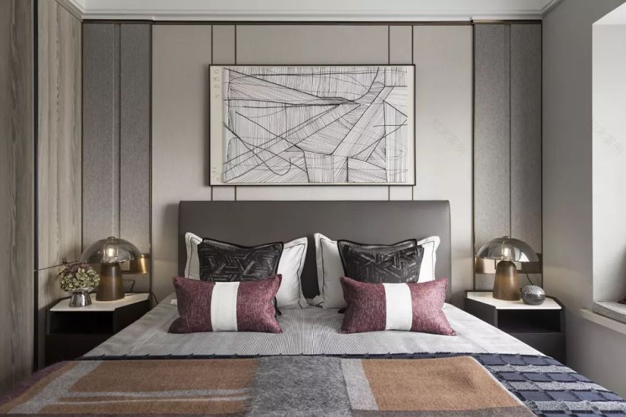 融创开平样板房 | 红灰协奏,品质生活-21