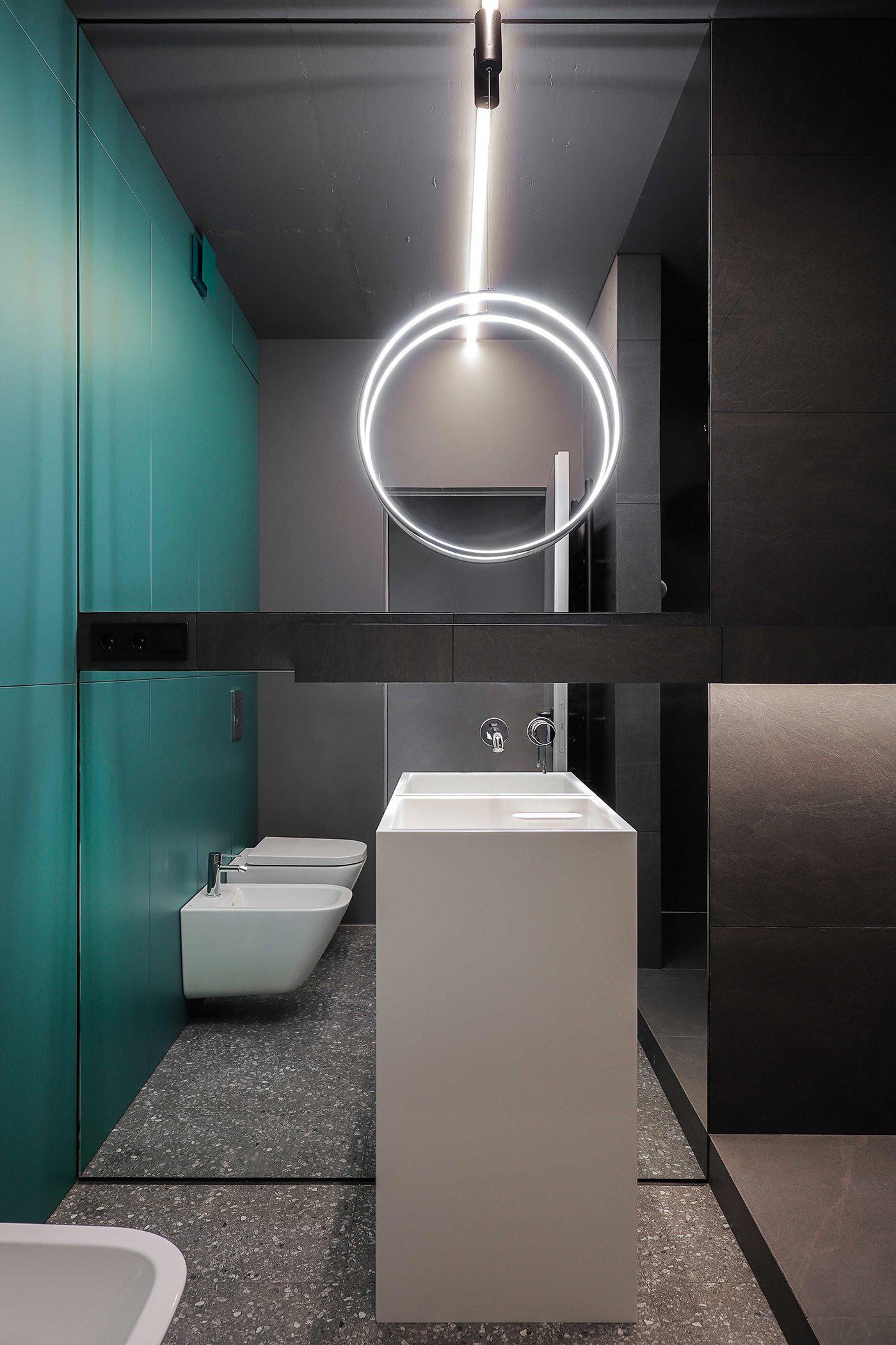 高级黑公寓设计丨乌克兰基辅-18