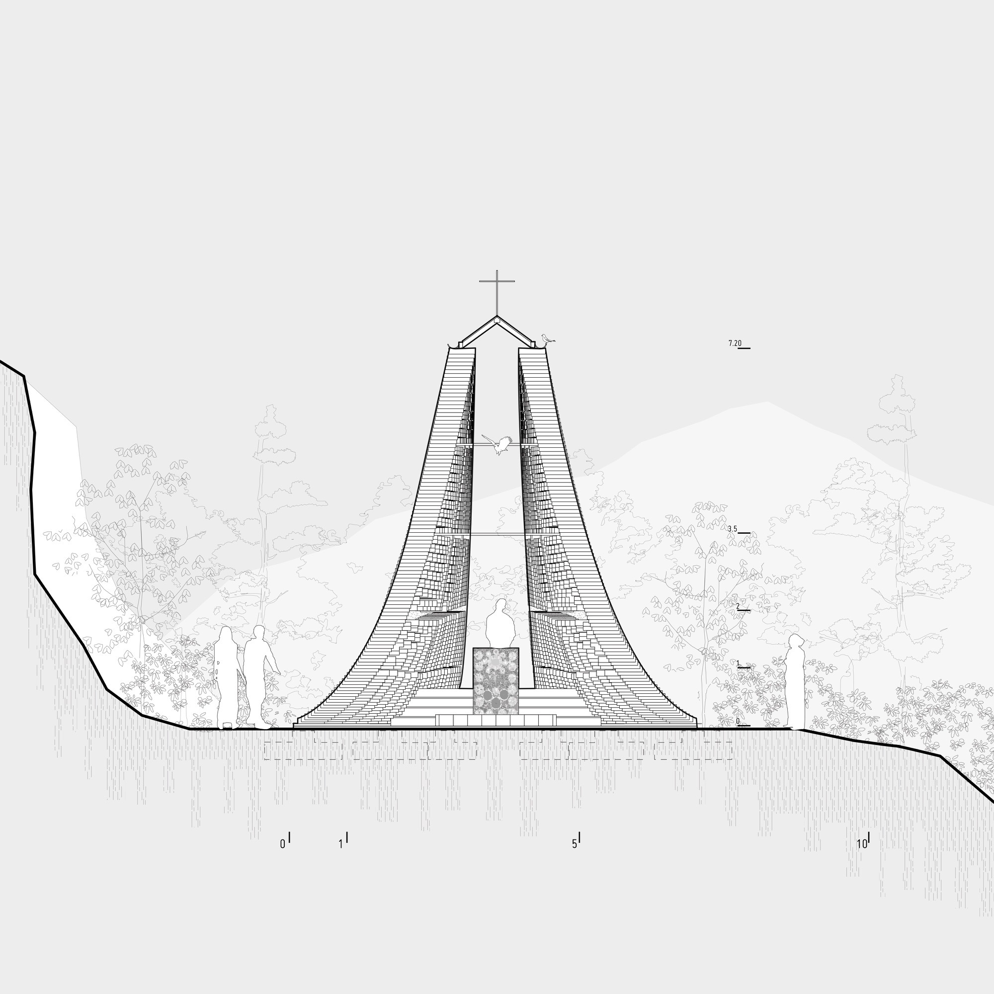 瓷砖礼拜堂丨Jimenez Arquitectos + FB+ estudio-49