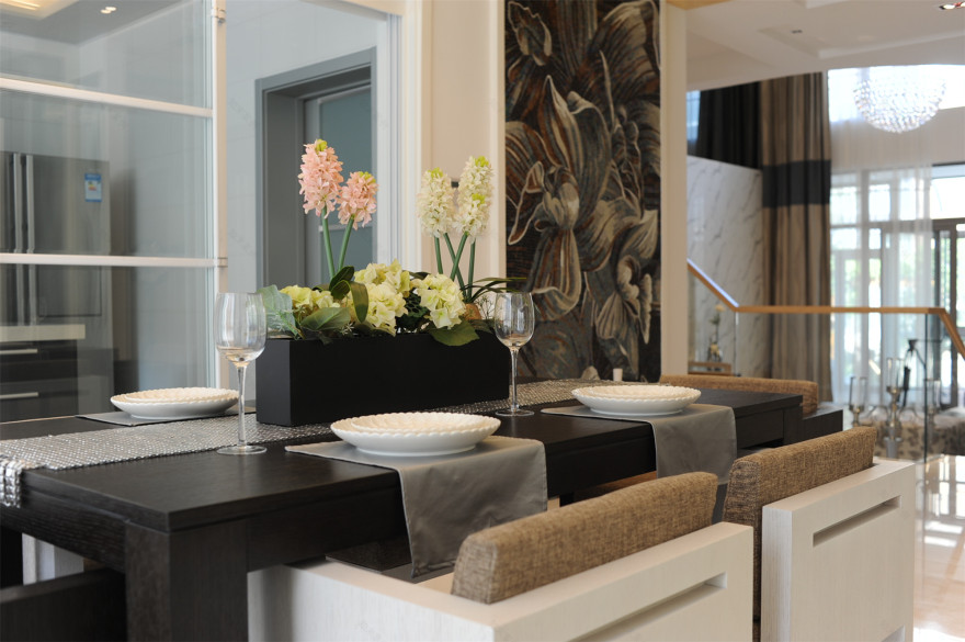 世茂一期联排别墅 | 优雅现代空间设计-10