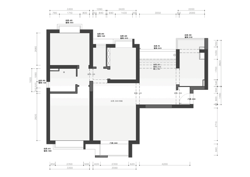 逸流公寓 · 简约风打造通透生活空间丨中国上海丨上海翎筑设计-8