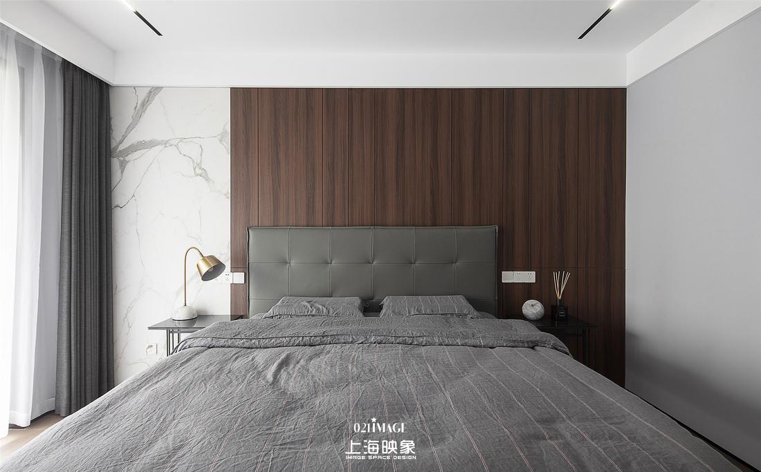 极简黑白灰,不锈钢与岩板的完美融合丨河马装饰-36