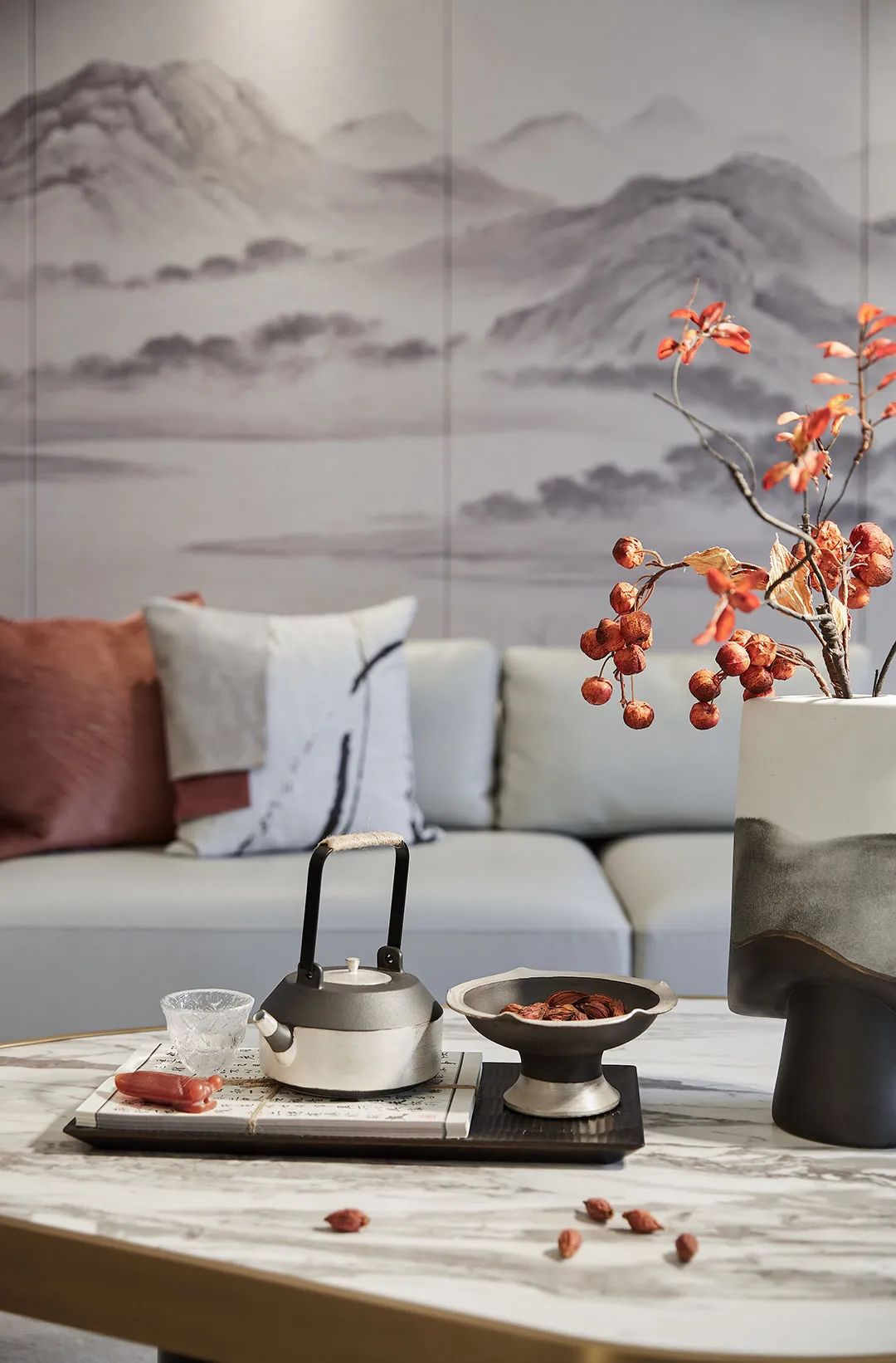 新城·和樾府｜售楼处｜样板房丨中国淮安丨GP上榀设计-41