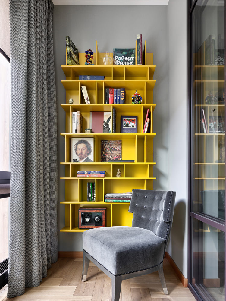 莫斯科家庭公寓设计(含独立卧室)丨俄罗斯莫斯科丨Анастасия Стенберг(阿纳斯塔西娅·斯滕贝格)-32