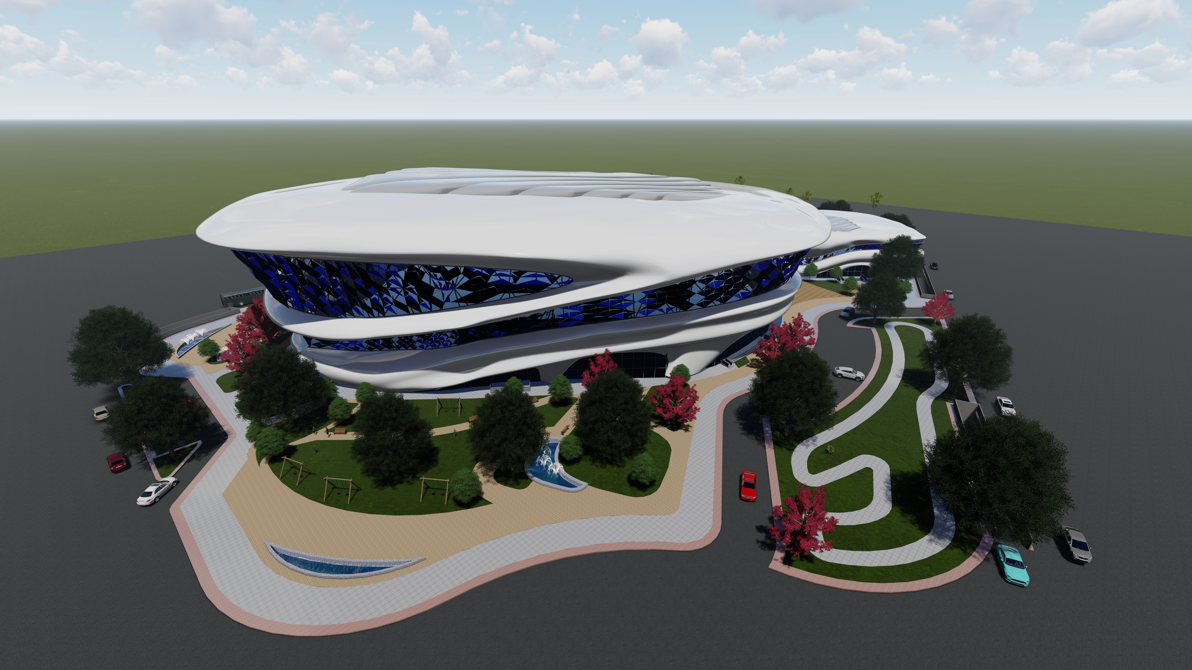 竞技场体育馆丨埃及丨Ain Shams University 建筑系-13