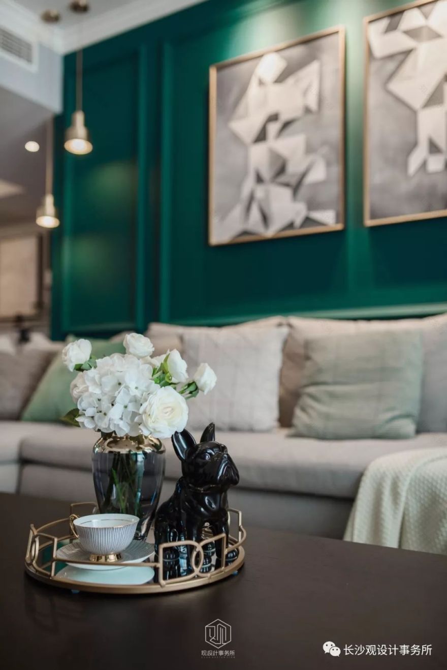 复古绿丝绒,摩登与怀旧共生-19