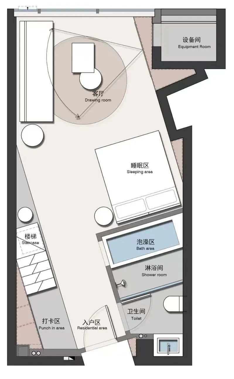 暗黑工业风,新长沙民宿的惊喜设计丨亚町设计-5