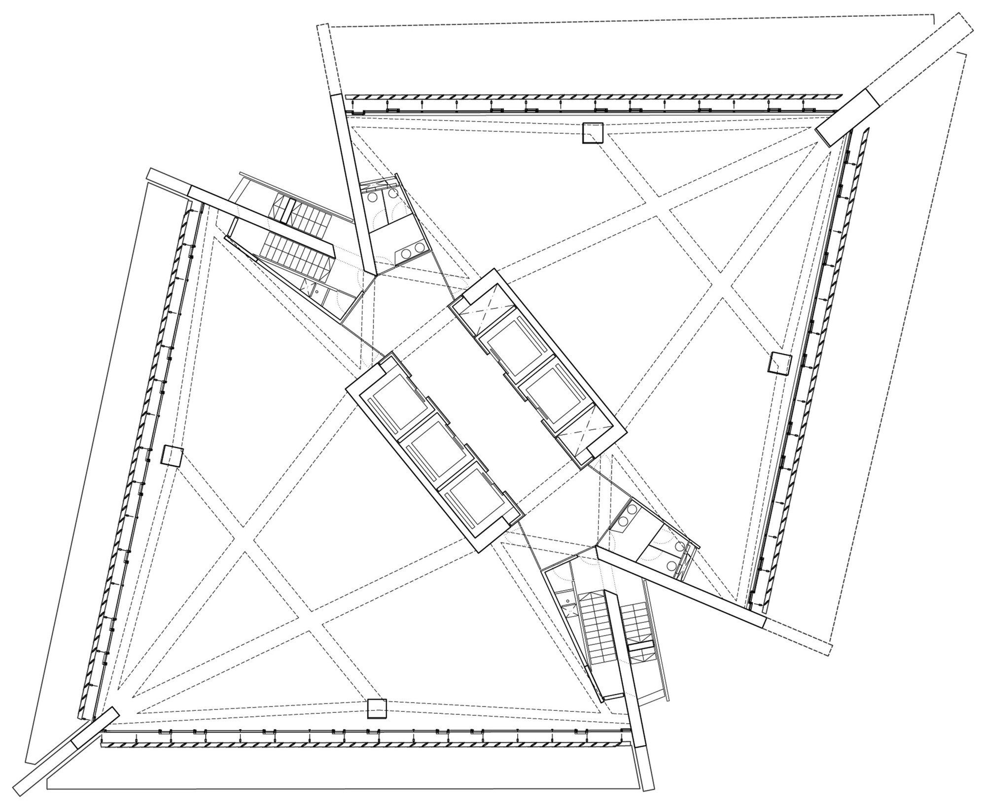 倾斜的立方体 | Cube 2 办公塔楼的设计魅力-1