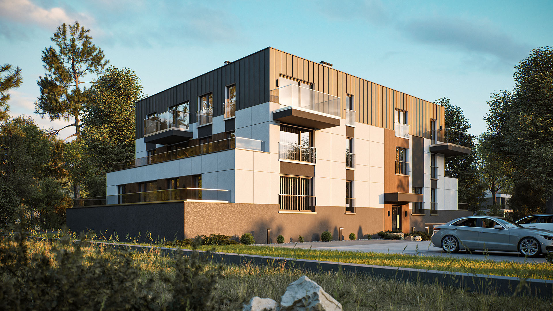 Apartamenty Ustroń | Wizualizacje Architektoniczne-10