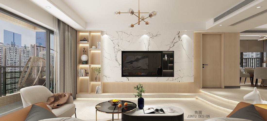 广州珠江新城 165㎡邹宅跃式设计丨中国广州-0