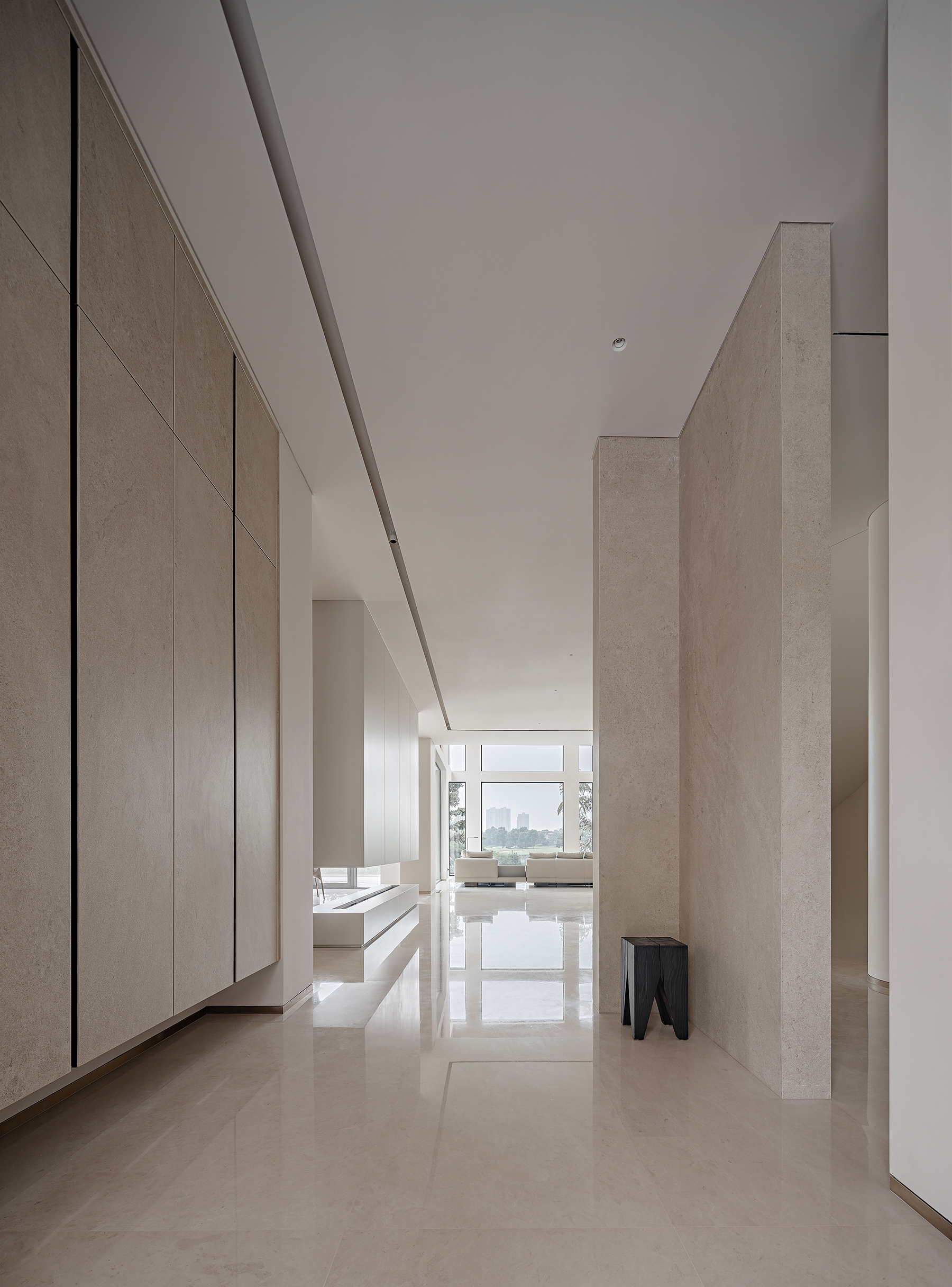 弧形楼梯与旋转楼梯的完美融合·简约别墅设计丨中国丨JSCC 极舍文化创意（上海）有限公司-31