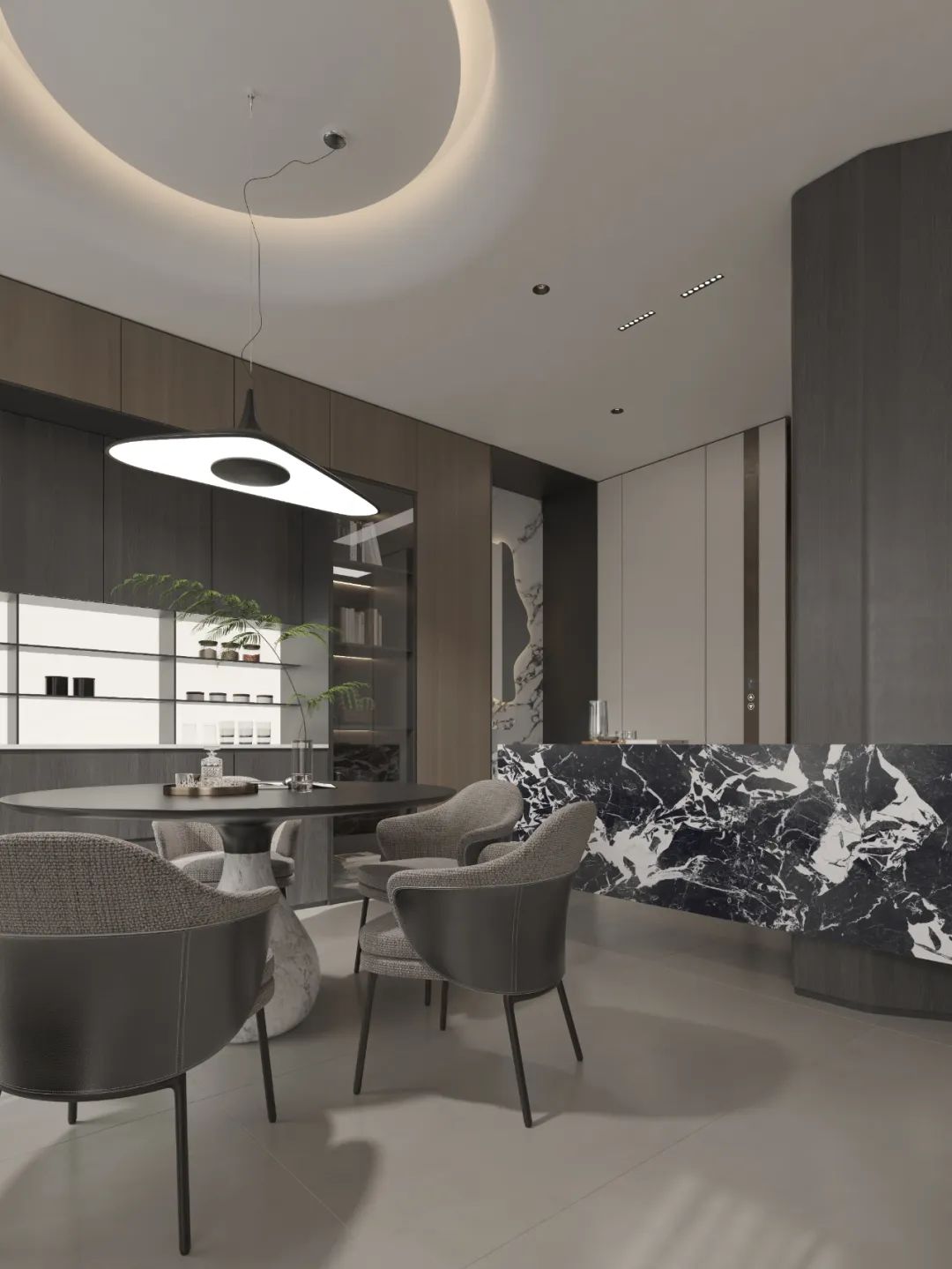 汀泽湾自然优雅家居空间设计丨龙庭设计-22