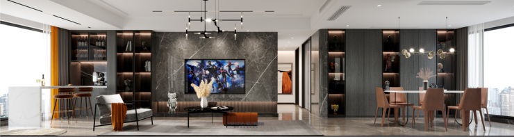 中环丰锦 150㎡现代轻奢,品质生活与设计的完美融合-2