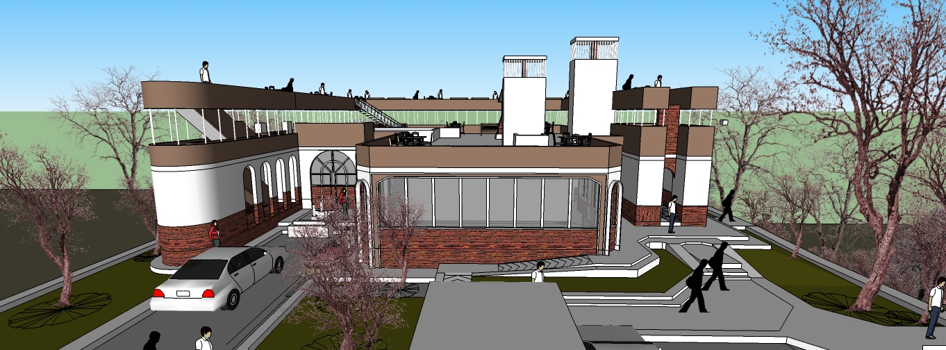 悬崖上的绿色环保别墅-14