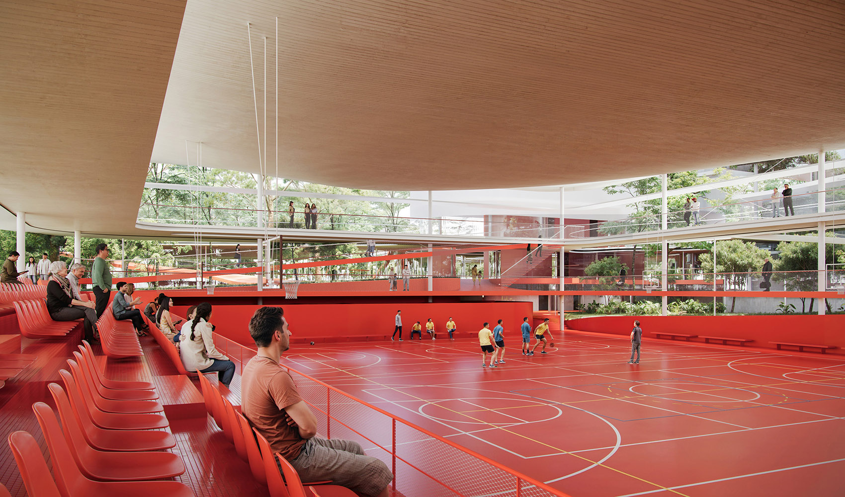 松江泗泾体育中心概念方案丨中国上海丨selgascano-28
