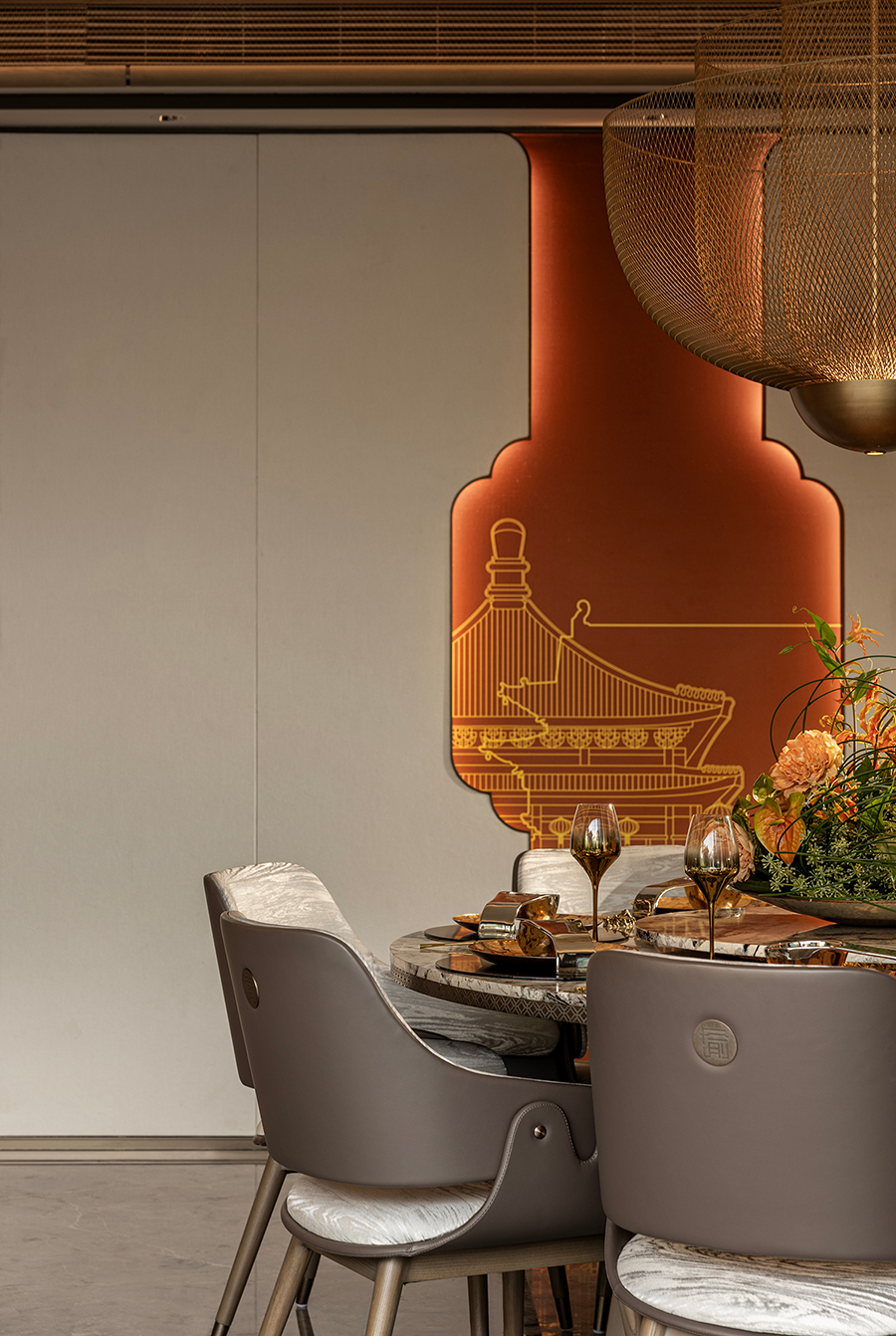 重庆电建西永泷悦长安合院别墅豪宅丨中国重庆丨深圳市盘石室内设计有限公司-15