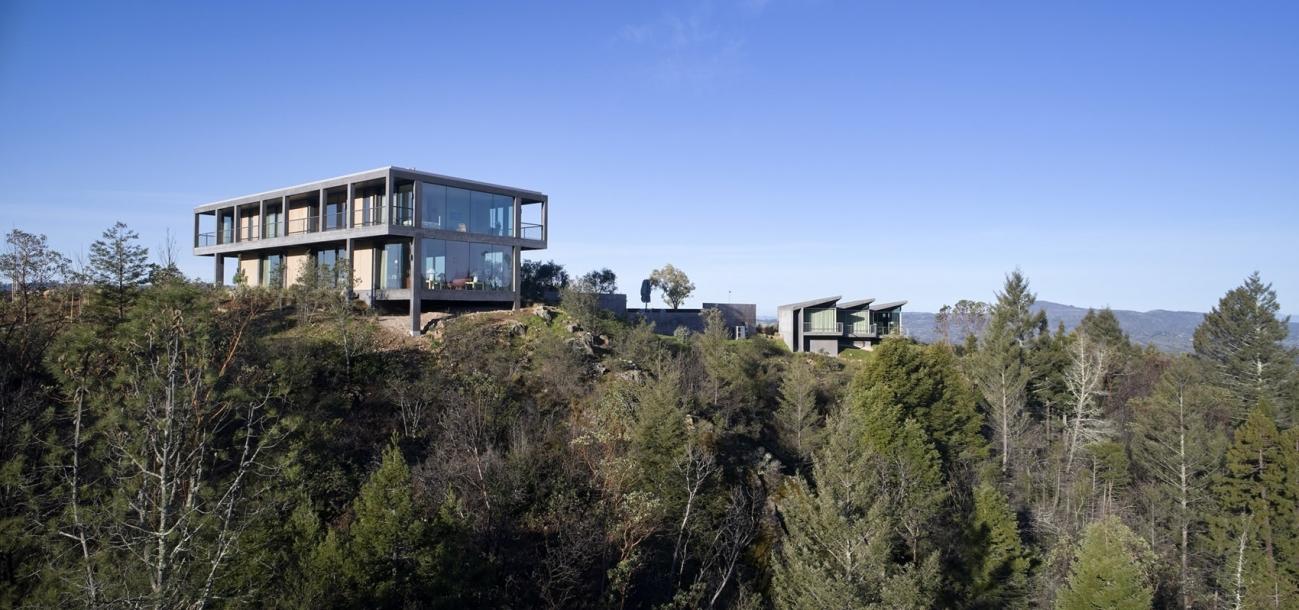 美国 Sonoma 框架住宅丨MorkUlnes Architects-2