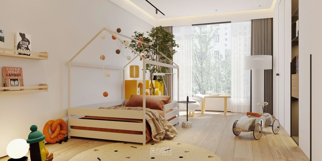 融合自然与居住的现代混搭跃层住宅丨深白设计-51