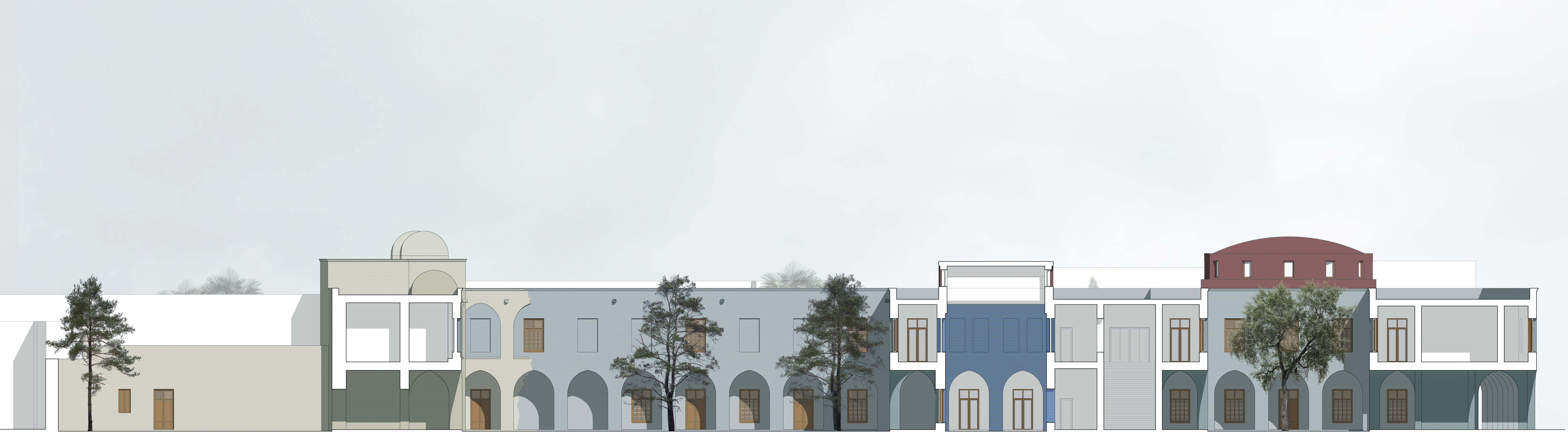 阿勒颇重建  阿勒颇老城区及周边区域实体虚空规划丨土耳其阿勒-25