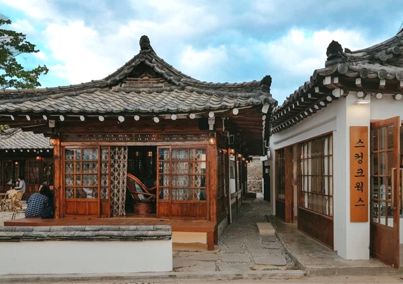 韩屋咖啡厅 | 250 平韩屋改造的室内设计奇迹-4