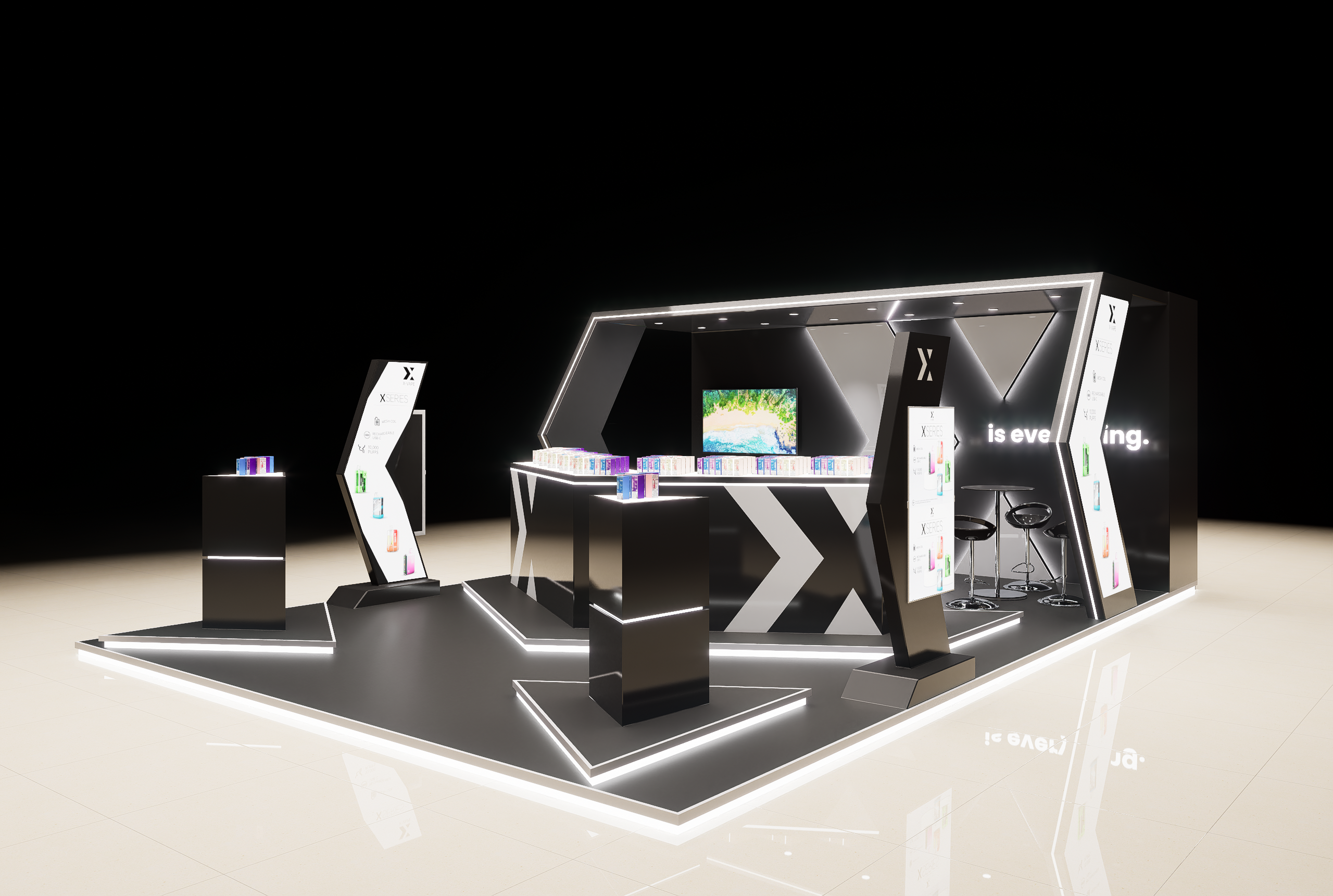 X-VAPE EXHIBITION BOOTH DESIGN PROPOSAL-2