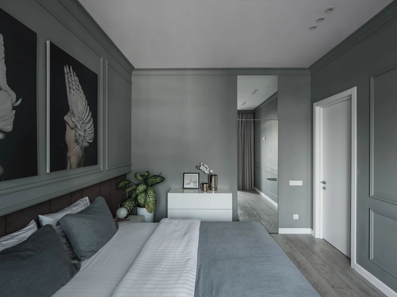 现代灰色家居设计丨乌克兰基辅丨时尚建筑师-26