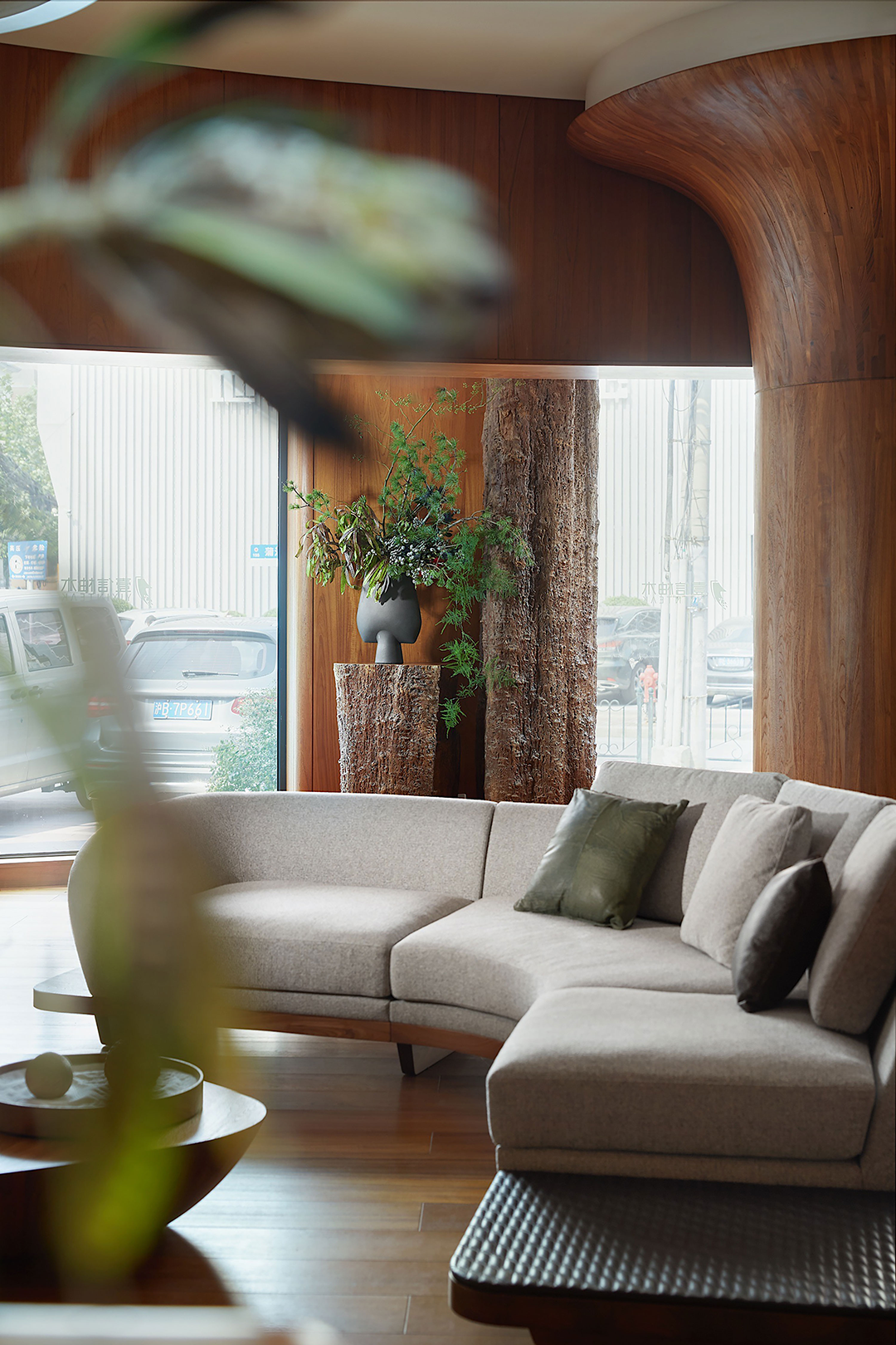 壹信柚木展厅丨中国上海丨上海龙祉空间设计有限公司-1