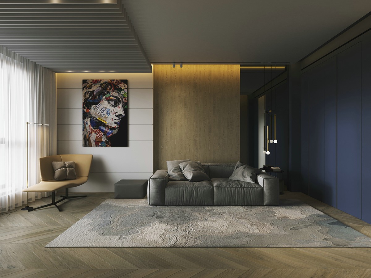 212㎡ 浅色系营造出自然柔和的氛围-19