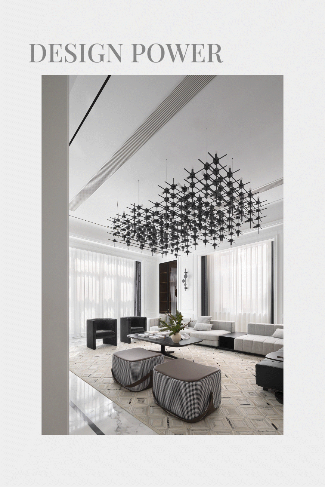 750m²典雅法式风情，经典黑白配-0