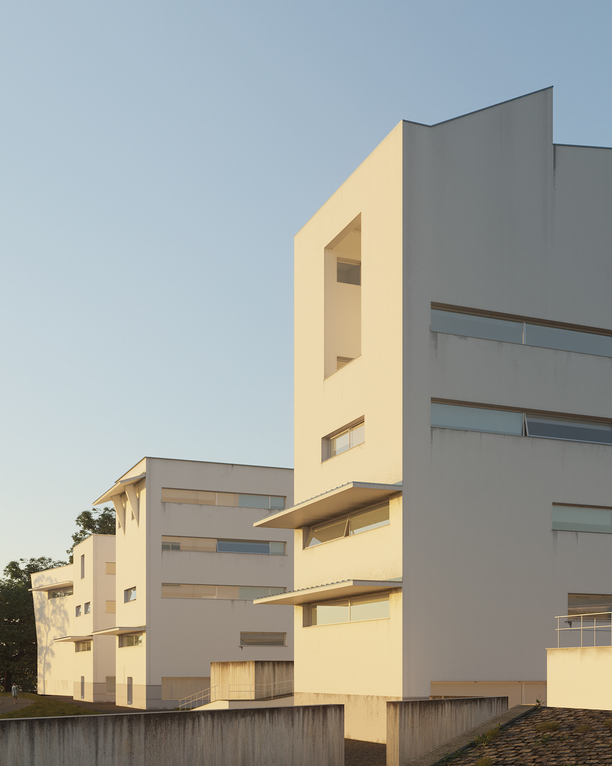 葡萄牙波尔图 FAUP 大学 Block H 建筑设计丨ALVARO SIZA-4