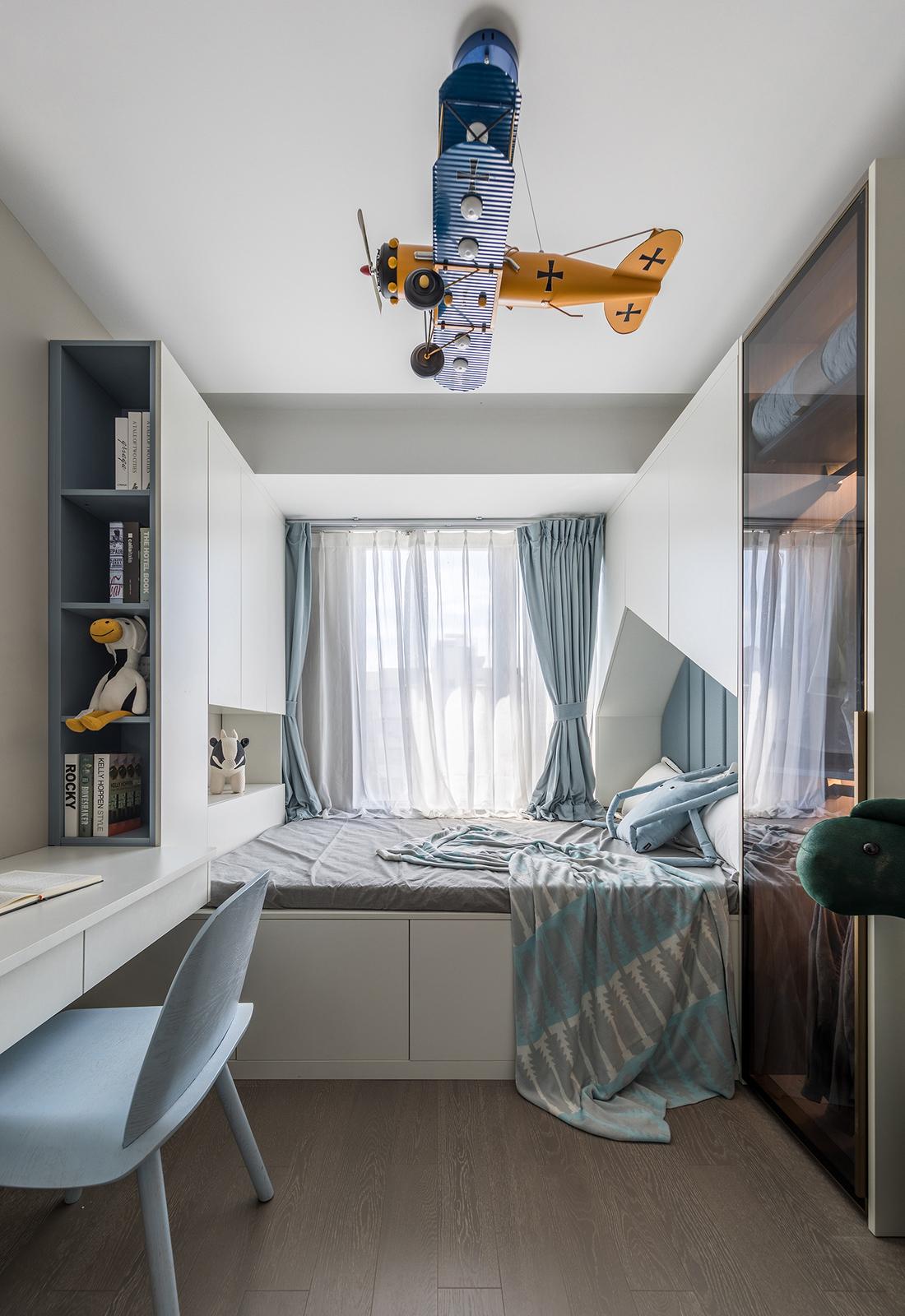 朴森全案设计丨平层丨超棒采光+开放空间，高级从简约开始-11