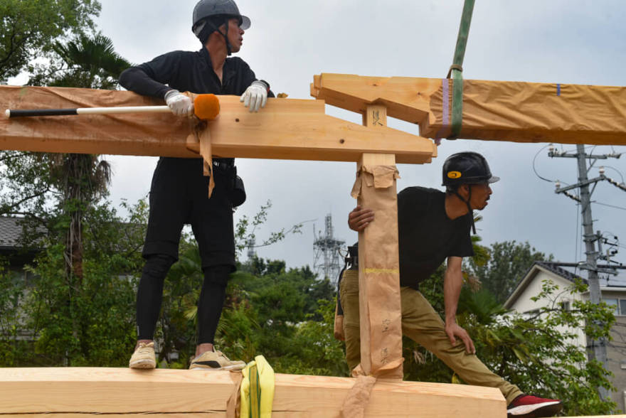 音乐家的家7 木配り 墨付け 刻み丨水野设计室-74