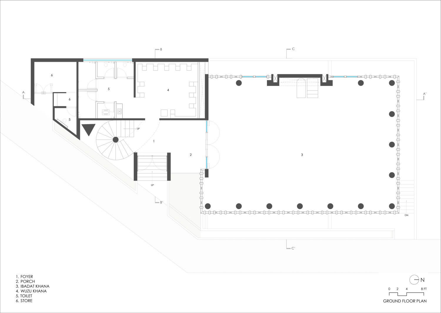 A Zubaidah 清真寺丨印度丨Neogenesis+Studi0261-25