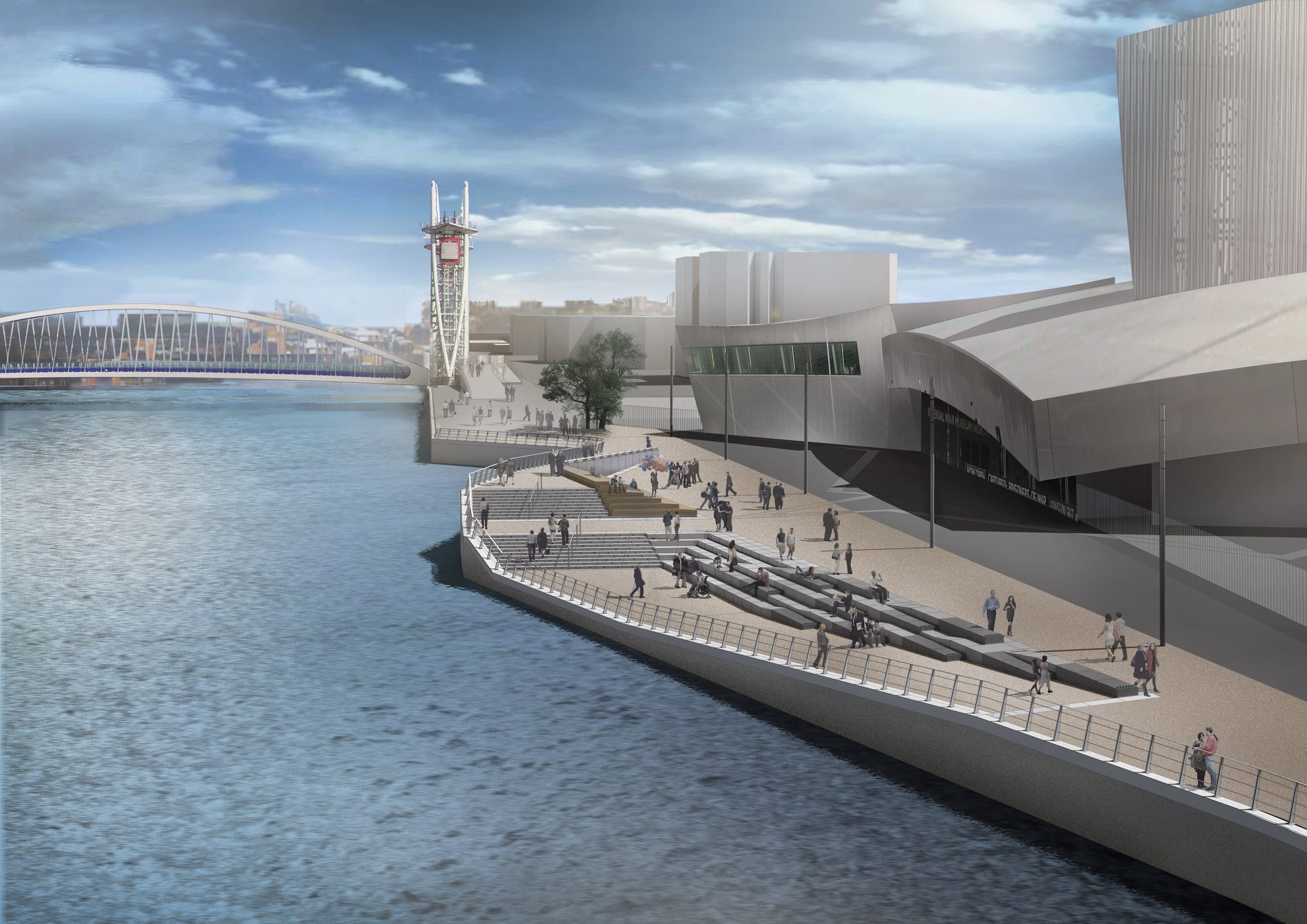 特拉福德滨水步道丨英国曼彻斯特丨Studio Fink-18