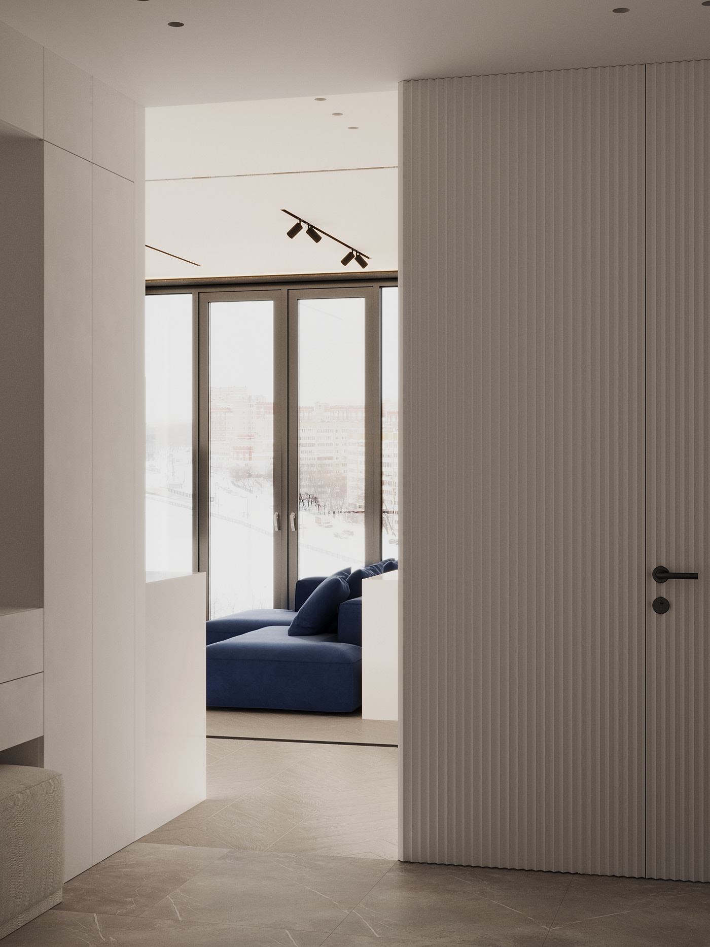 现代白色系 小户型空间-0