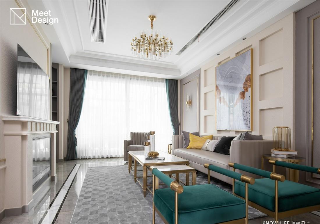 美式轻奢别墅设计,优雅精致生活空间-6