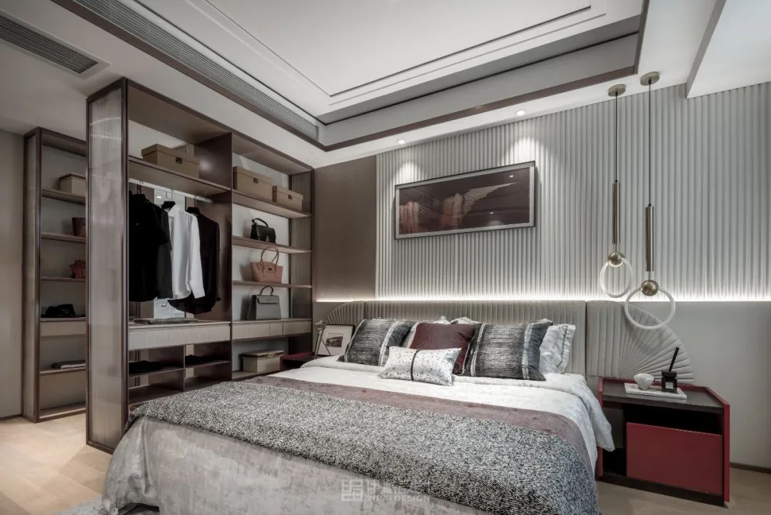 秋水映月 | 常德柳叶湾新中式雅韵样板房-74