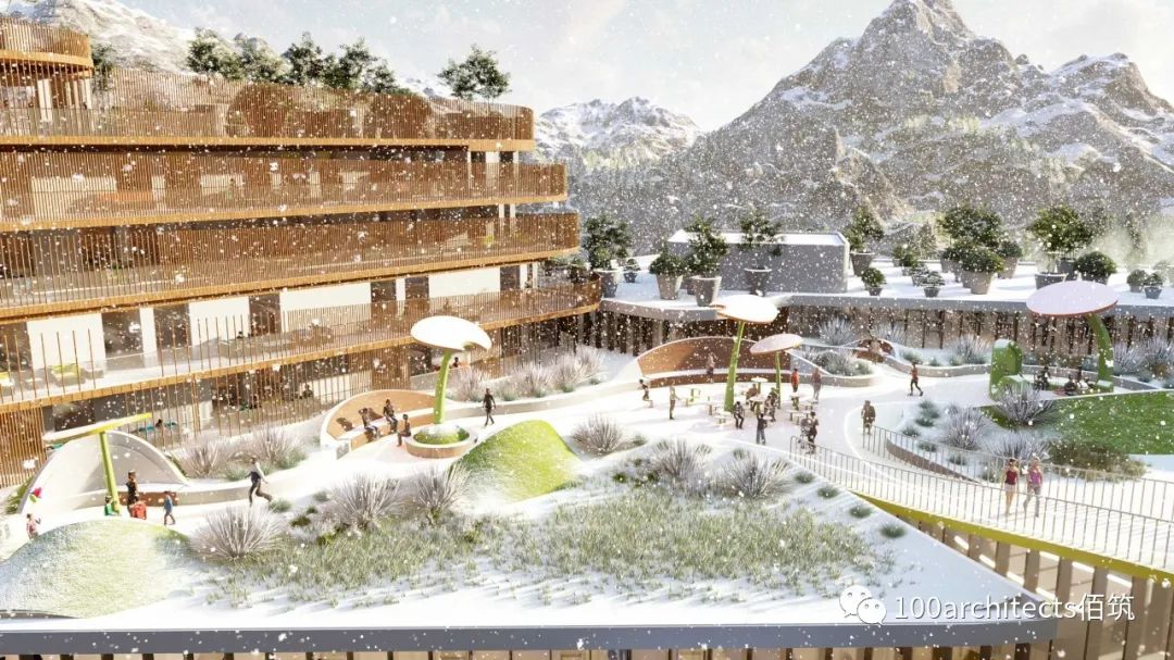 意大利西卡里奥 Club Med 滑雪场度假酒店设计-8